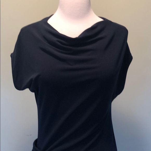 Navy designer dress - Picture 1 of 5